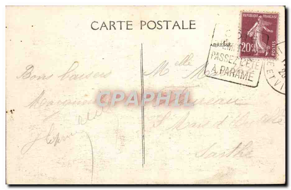 CPA Rotheneuf Le Bord Du Gouffre — Rückseite