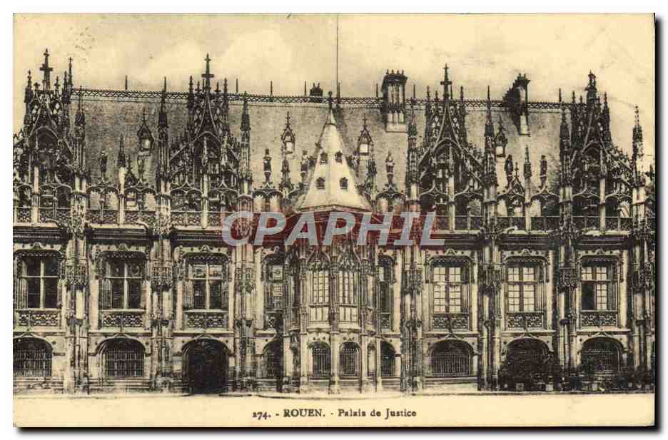 CPA Rouen Palais De Justice