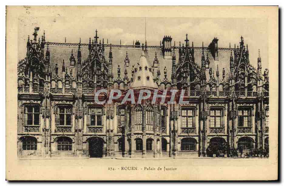 CPA Rouen Palais De Justice