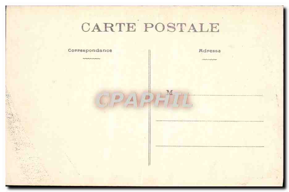 La Roche-sur-Yon — La Préfecture et les Jardins — Phototype VASSELLIER — Nantes — Verso