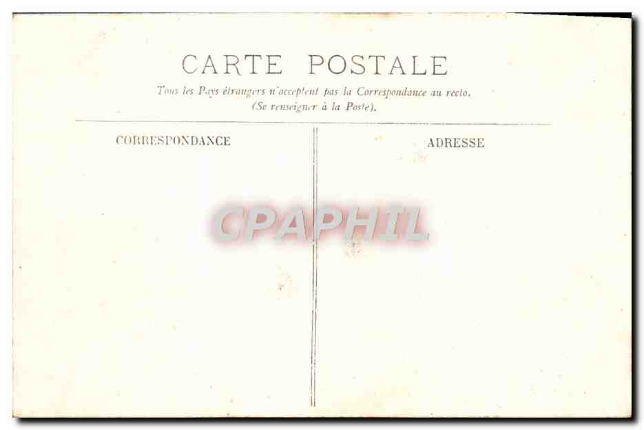 CPA Marine De Guerre Cuirasse d'escadre — Rückseite