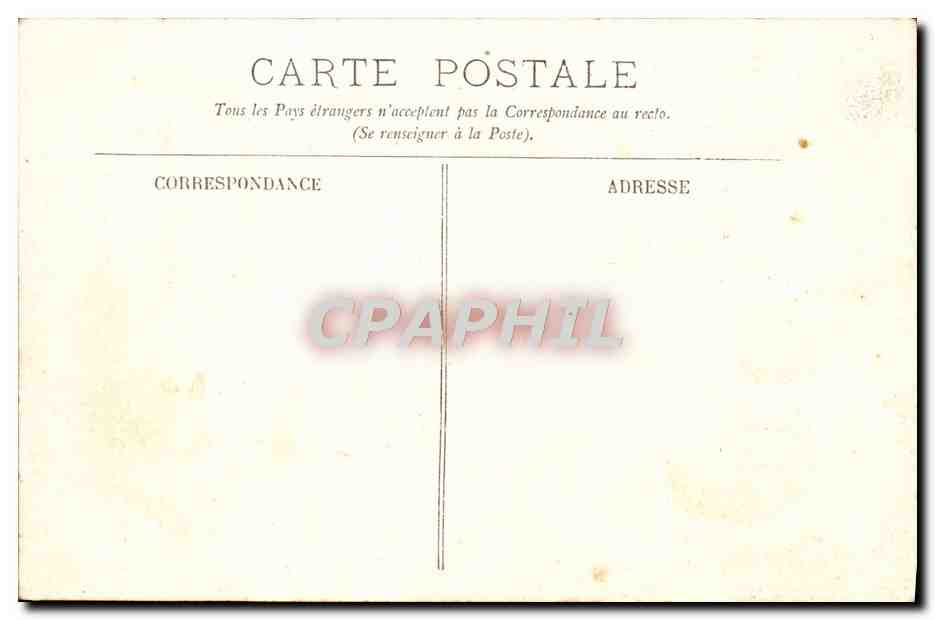 CPA Marine De Guerre Jeanne d'Arc Croiseur Cuirasse — Verso