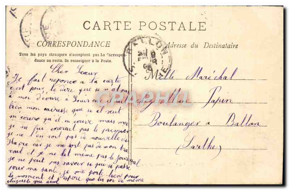 La "Jeanne d'Arc" Croiseur cuirassé — A. Bougault n°523 — Reverso