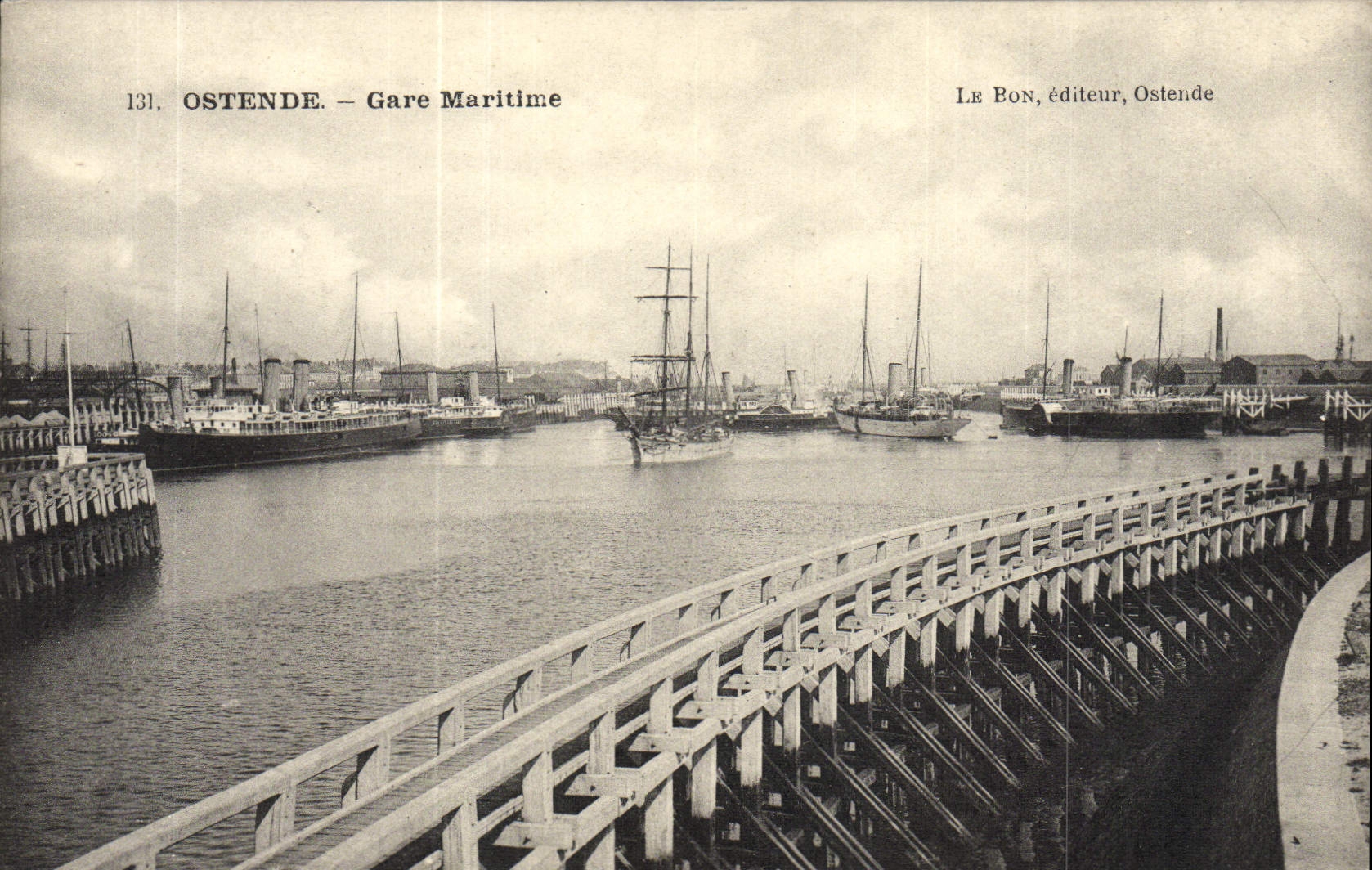 Ostende — Gare Maritime — Le Bon, éditeur, Ostende