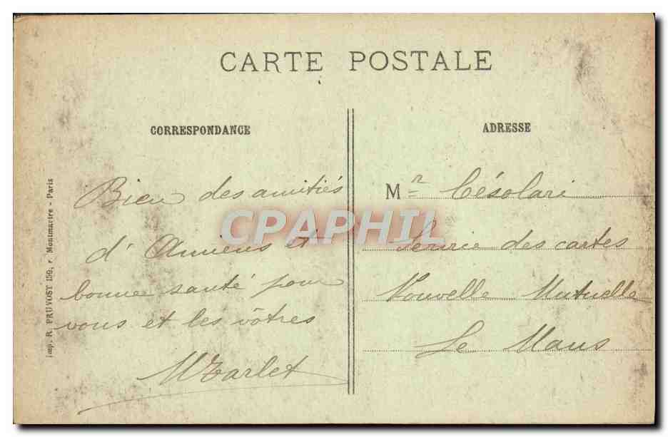 CPA Amiens Les Troupes Allemandes Entrant le 31 aout 1914 Militaria — Rückseite