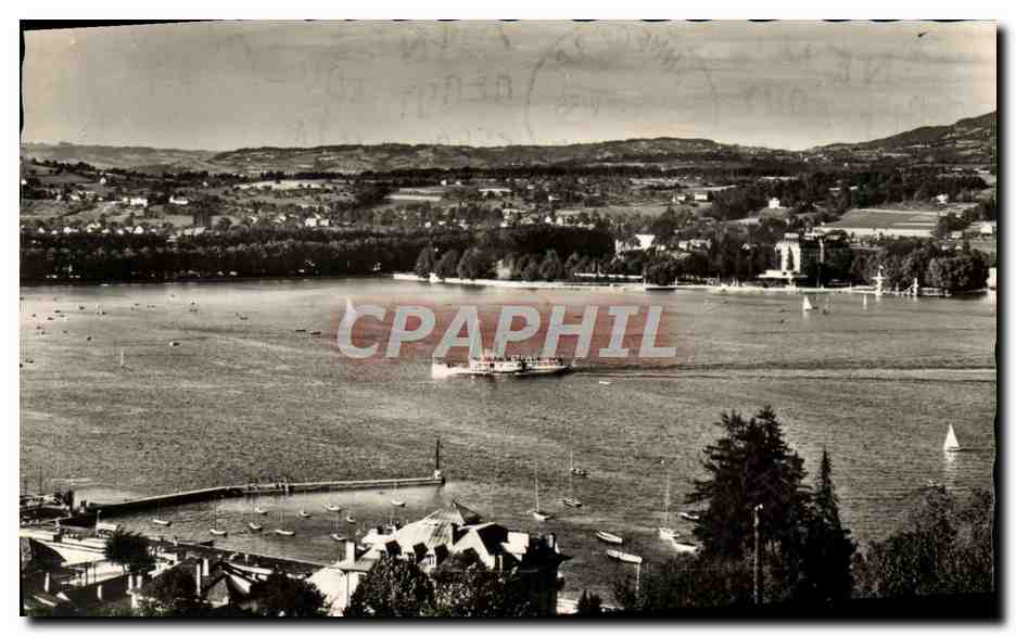 CPM Annecy Vue Sur le Lac et le Bassin des Marquisarts