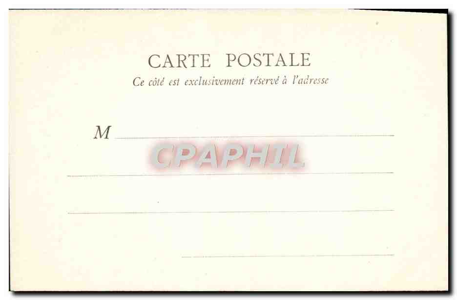 CPA Le Bois de Boulogne en Automne Reservoir de la grande cascade — Rückseite