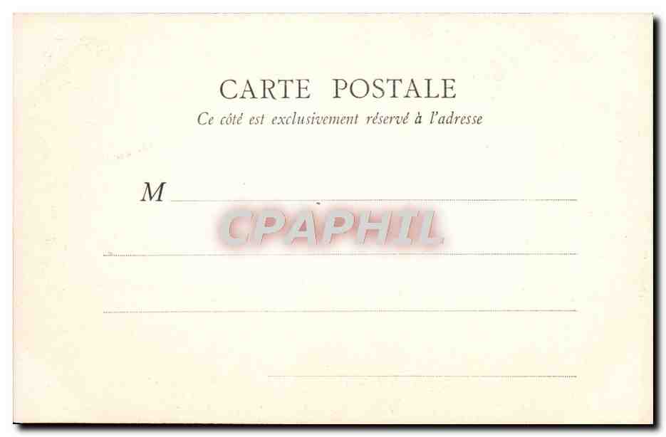 CPA Le Bois de Boulogne en Automne Chateau de Longchamp — Rückseite