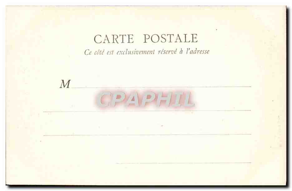 Le Bois de Boulogne en Automne — Café de la Grande Cascade — B.F. Paris, n°17 — Verso