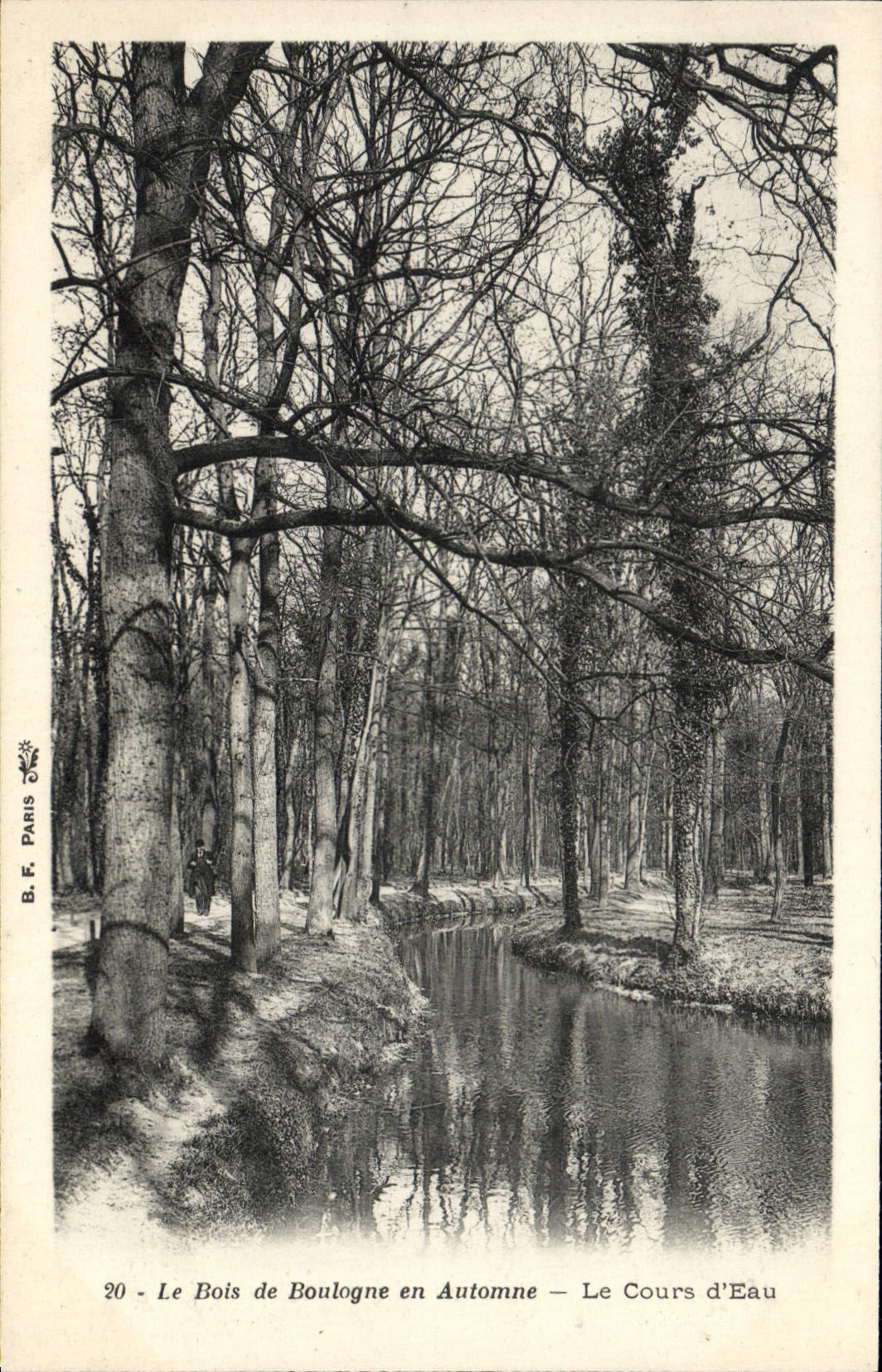 CPA Le Bois de Boulogne en Automne Le Cours d'Eau