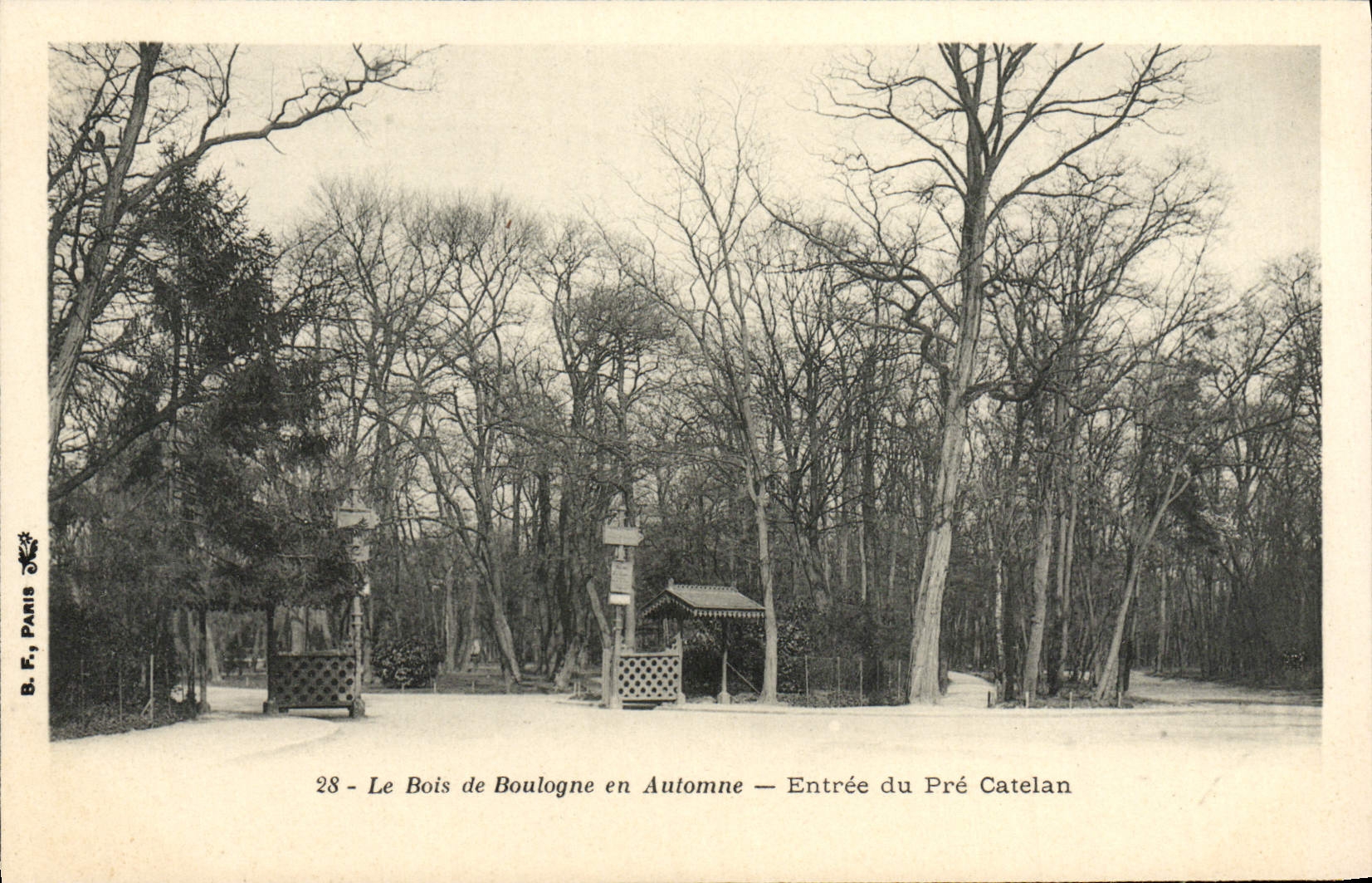 CPA Le Bois de Boulogne en Automne entree du Pre Catelan