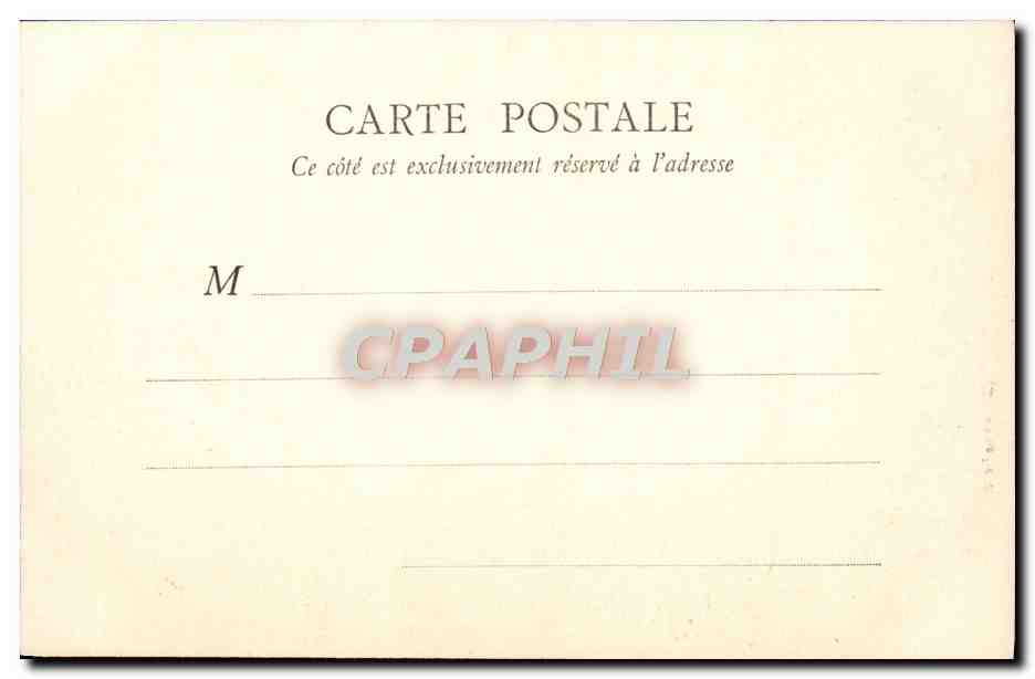 CPA Le Bois de Boulogne en Automne Le Raching Club — Rückseite
