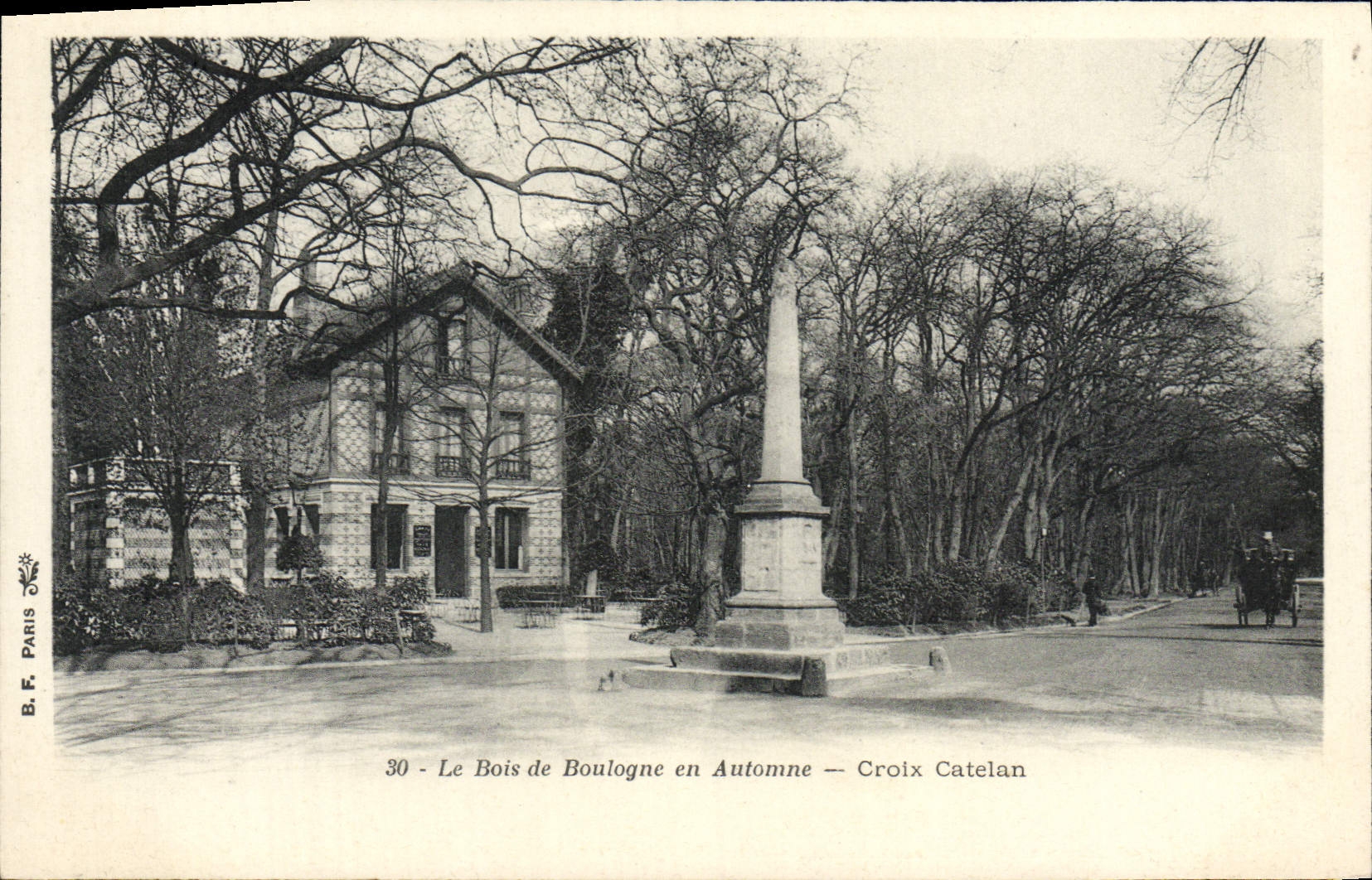 CPA Le Bois de Boulogne Automne Croix Catelan