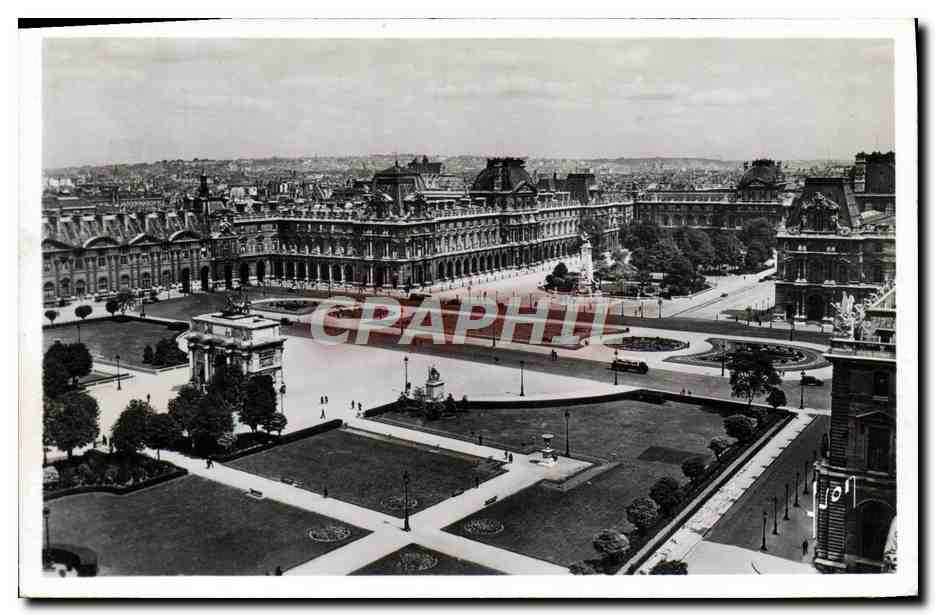 CPM Paris En Flanant Perspective sur la place du Carrousel