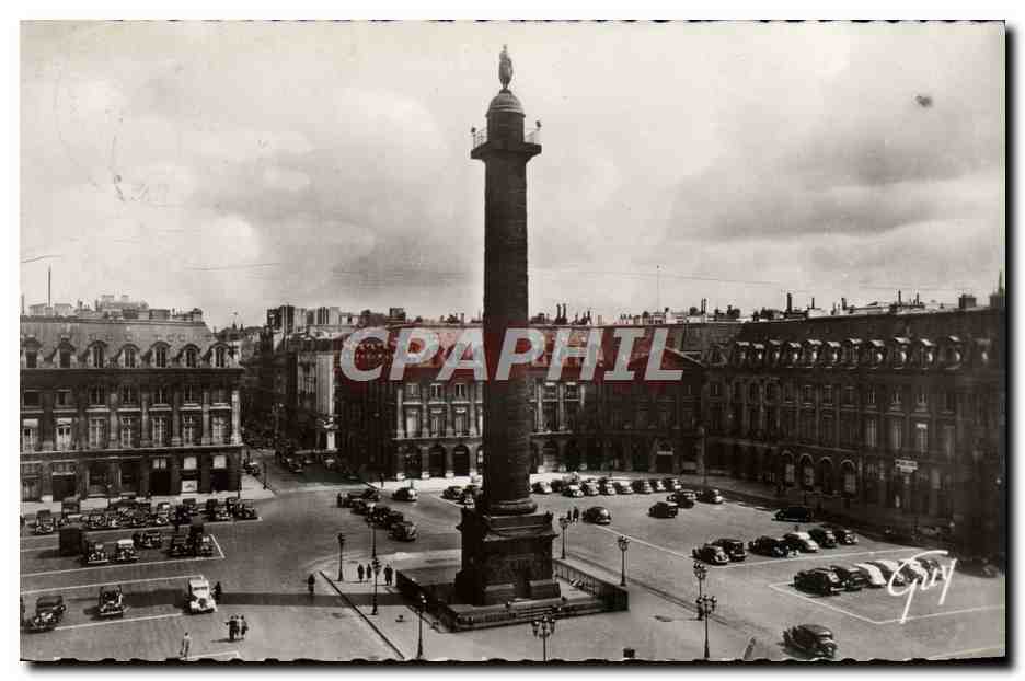CPM Paris Et Ses Merveilles Place Vendome et colonne de la Grande Armee