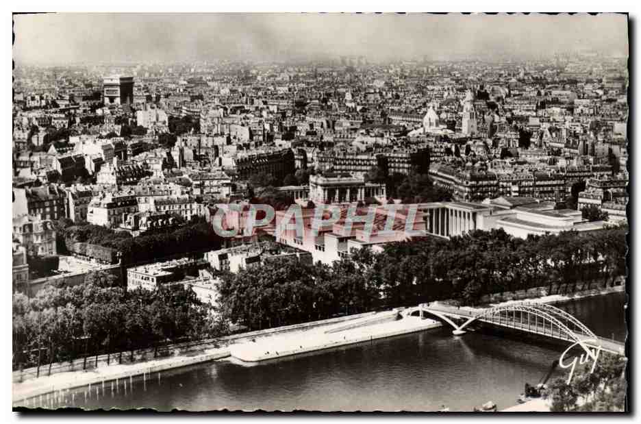Paris et ses merveilles — Panorama sur Paris vue prise de la tour Eiffel — André Leconte, Paris