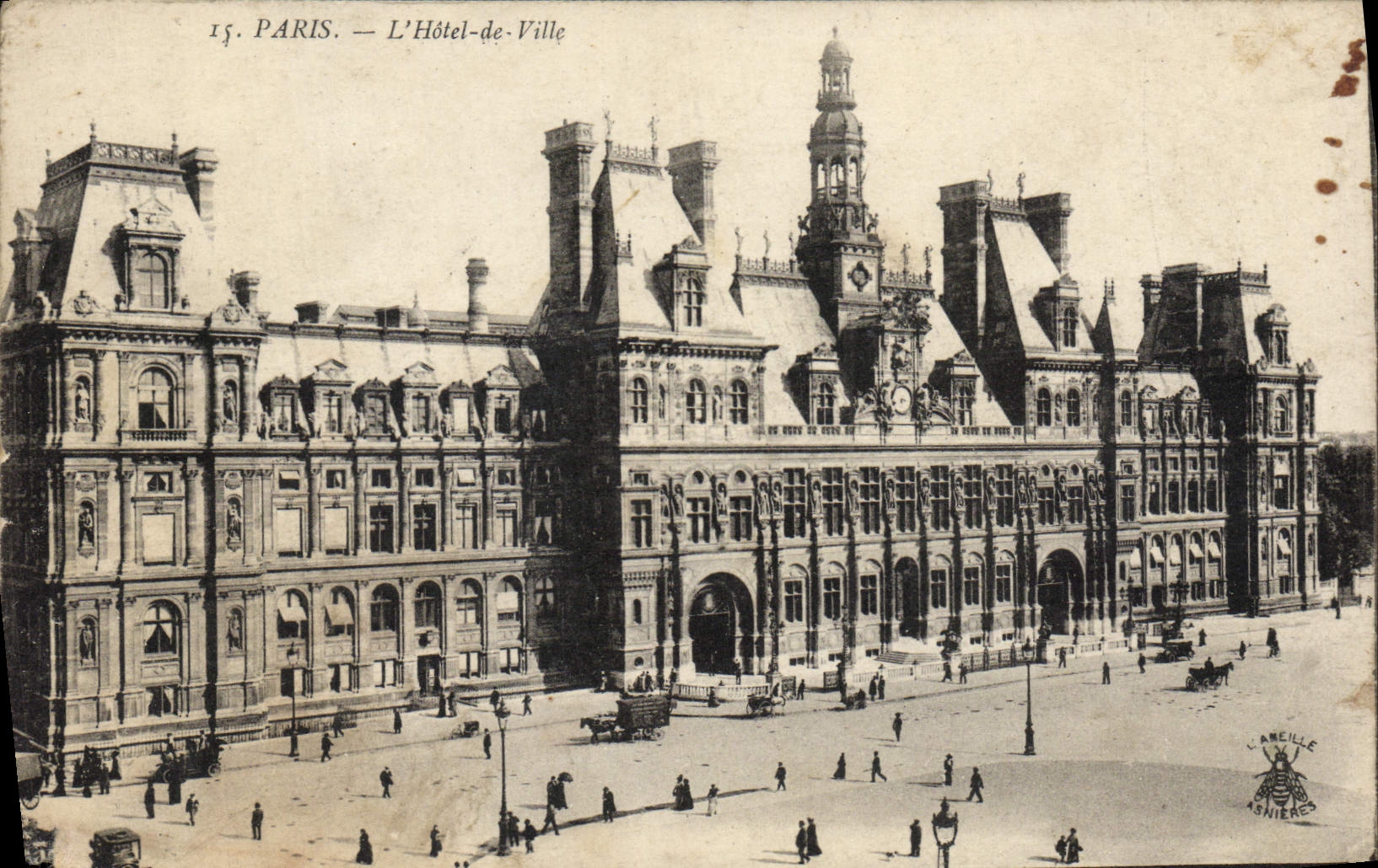 Paris — L'Hôtel-de-Ville — L'Abeille, Asnières