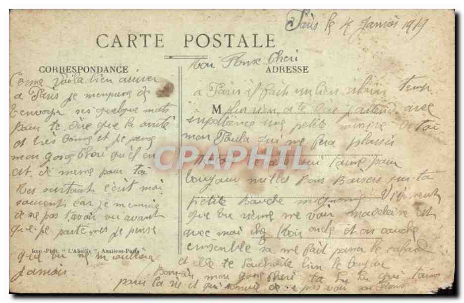 Paris — L'Hôtel-de-Ville — L'Abeille, Asnières — Reverso