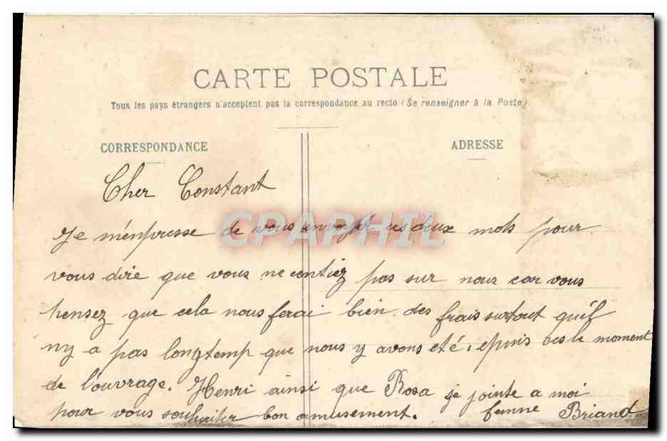 CPA St Germain en Laye La fete des Loges Les cuisines — Verso