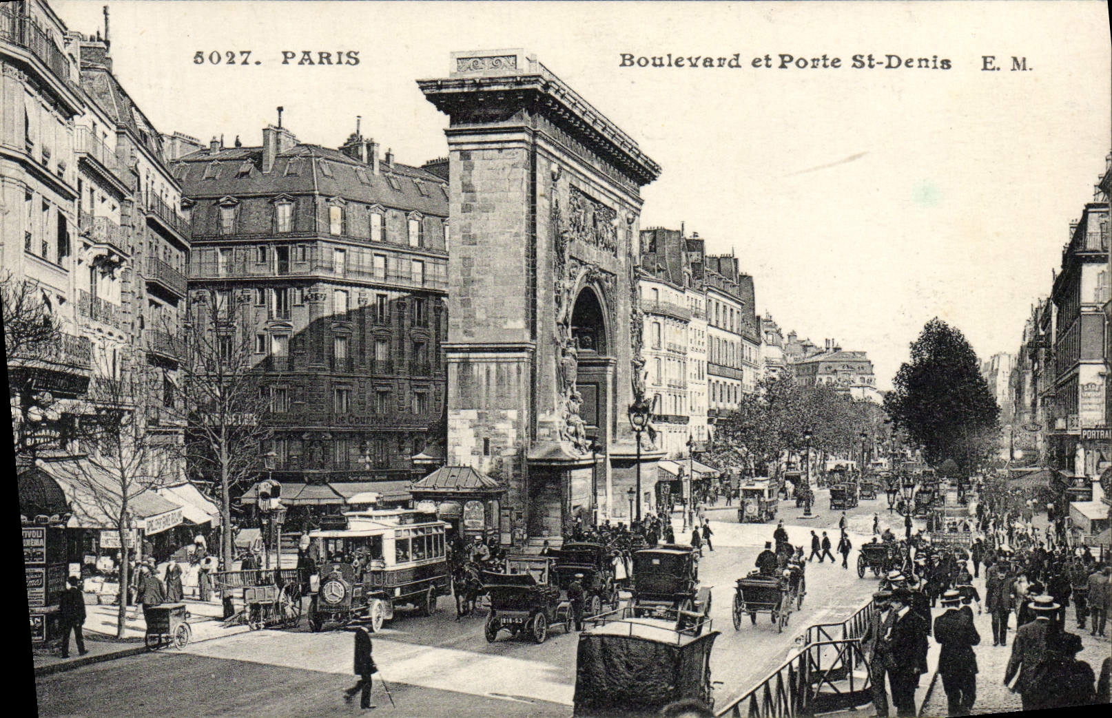 CPA Paris Boulevard et Porte St Denis