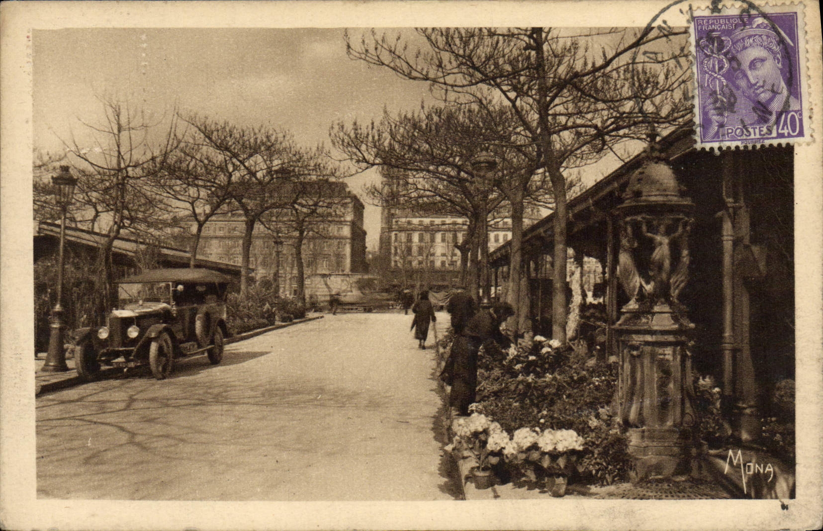 Marché aux Fleurs de la Cité — Les Petits Tableaux de Paris — Éditions art MOVA