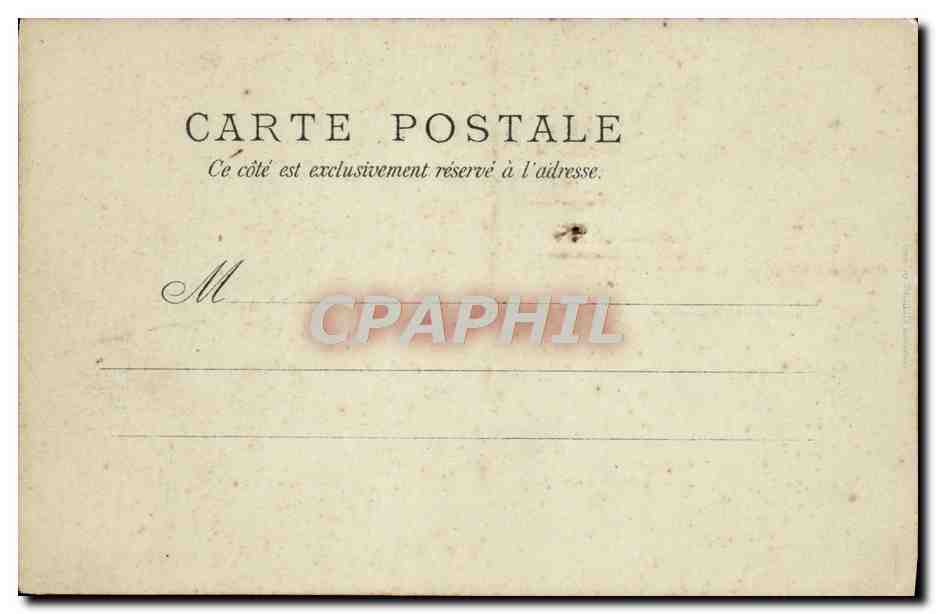 CPA Vieillard des environs de Quimperle et Faouet a la chapelle Saint David a Sainte Barbe — Rückseite