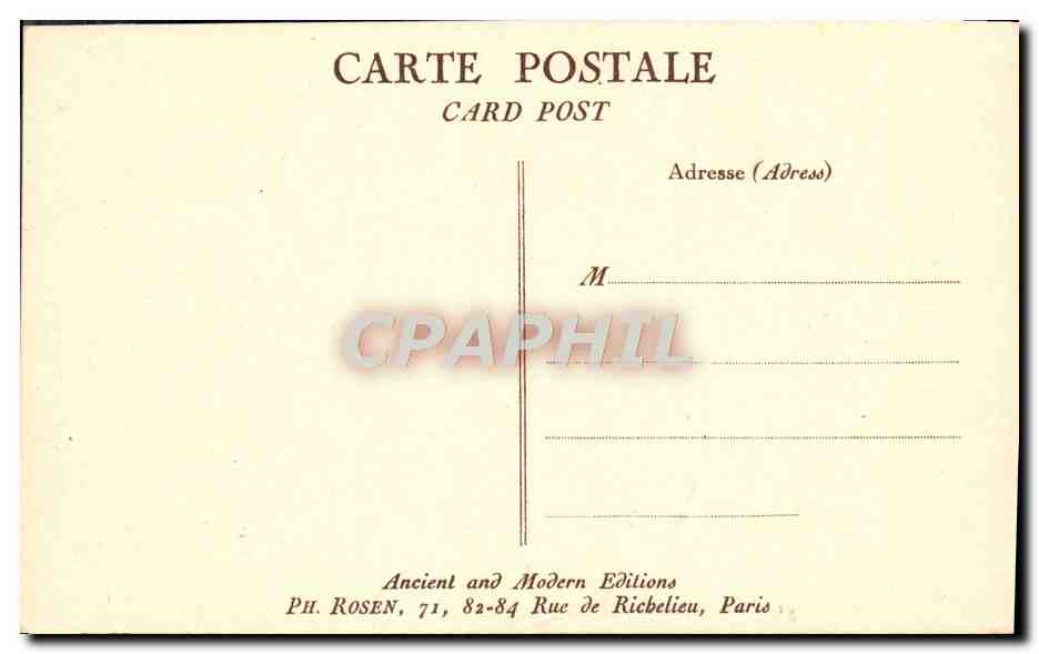 CPA Paris Le porte Montmartre  — Rückseite
