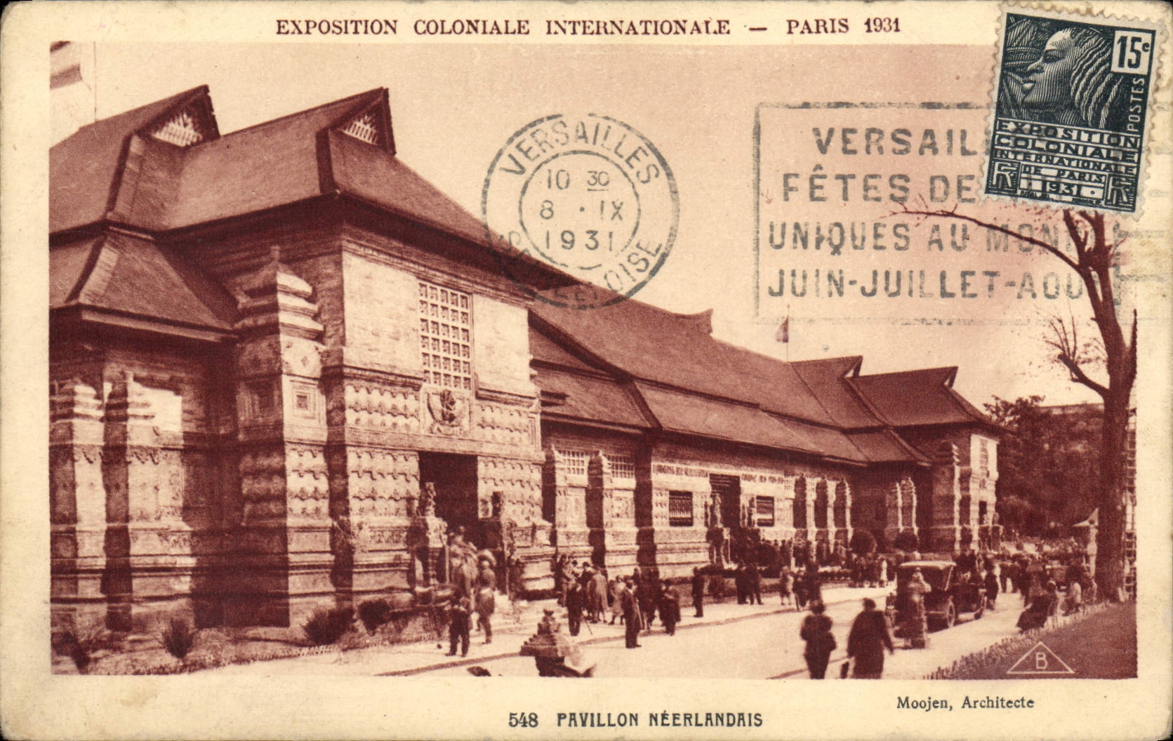 CPA Exposition Coloniale Internationale Paris 1931 Pavillon neerlandais
