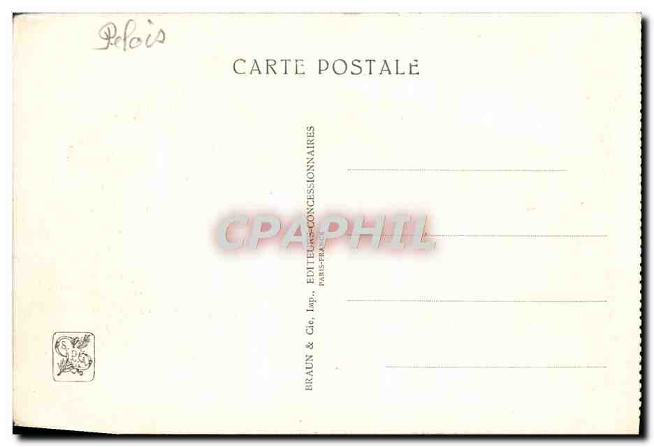 CPA Exposition Coloniale Internationale Paris 1931 Congo Blege Vue du portique des industries de luxe vers le pavillon — Rückseite