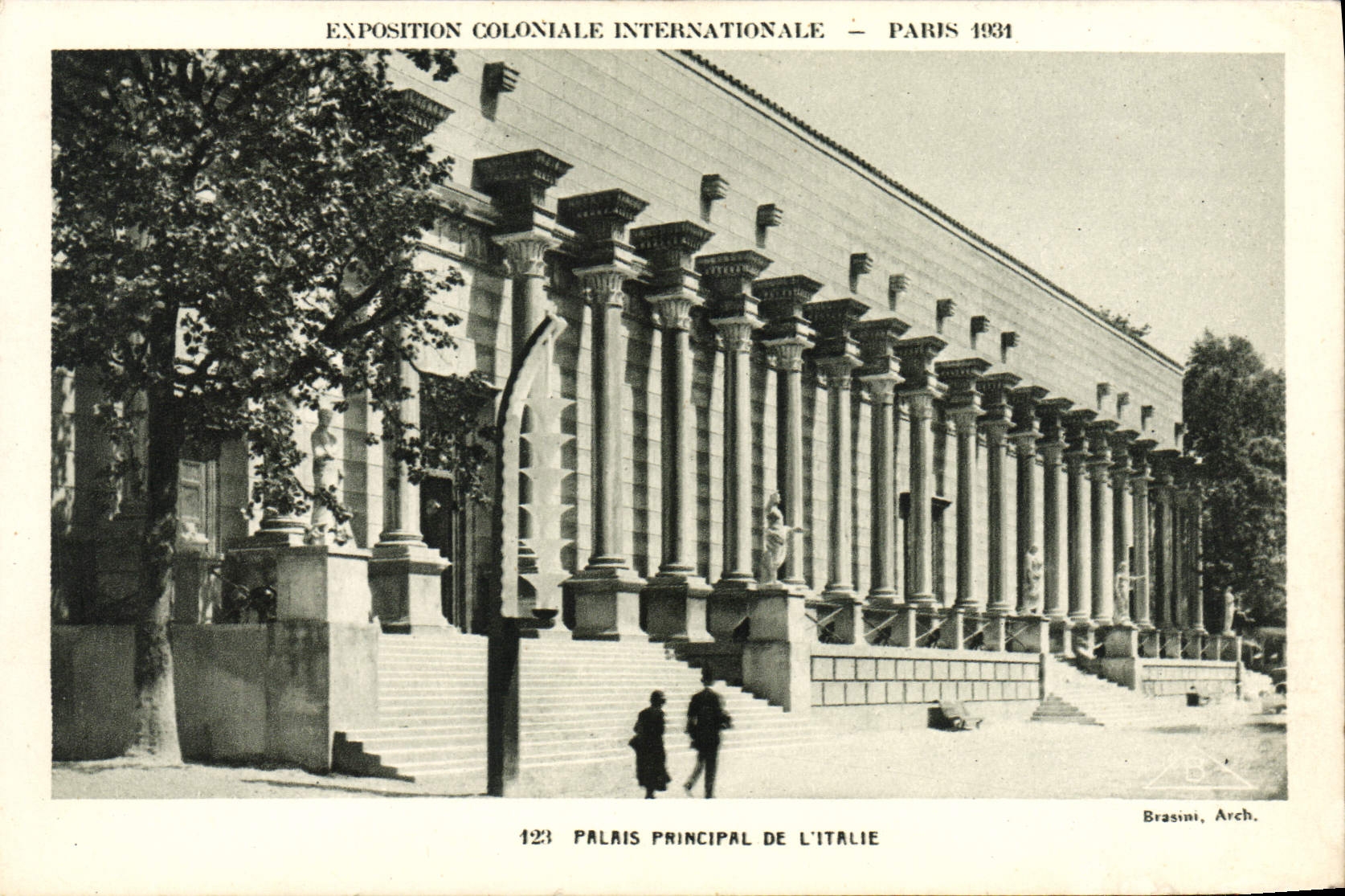 Hauptpalast Italiens — Internationale Kolonialausstellung — Paris 1931 — Brasini, Arch.