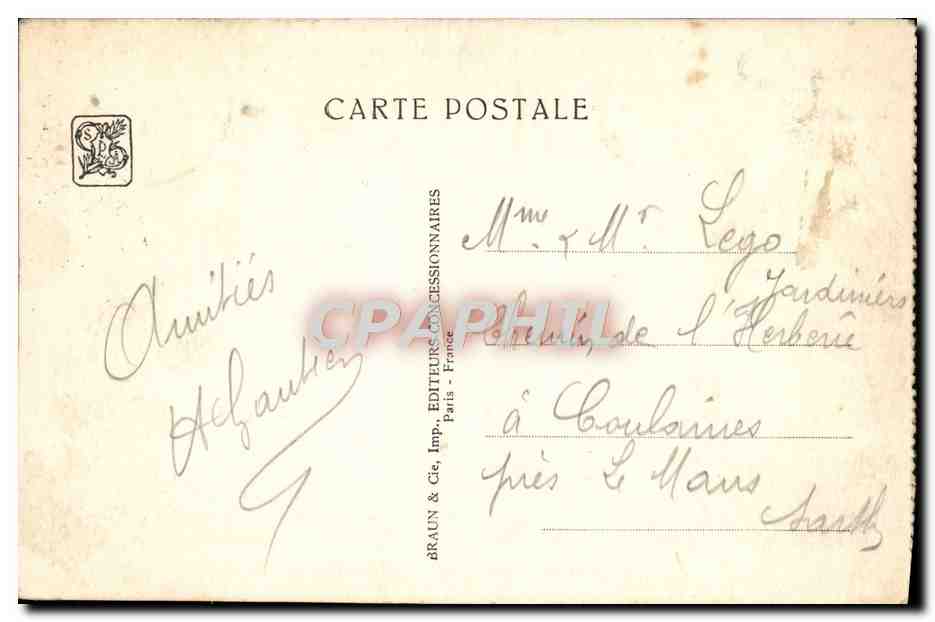 CPA Exposition Coloniale Internationale Paris 1931 Section de l'Indochine Pavillon du Cambodge — Rückseite
