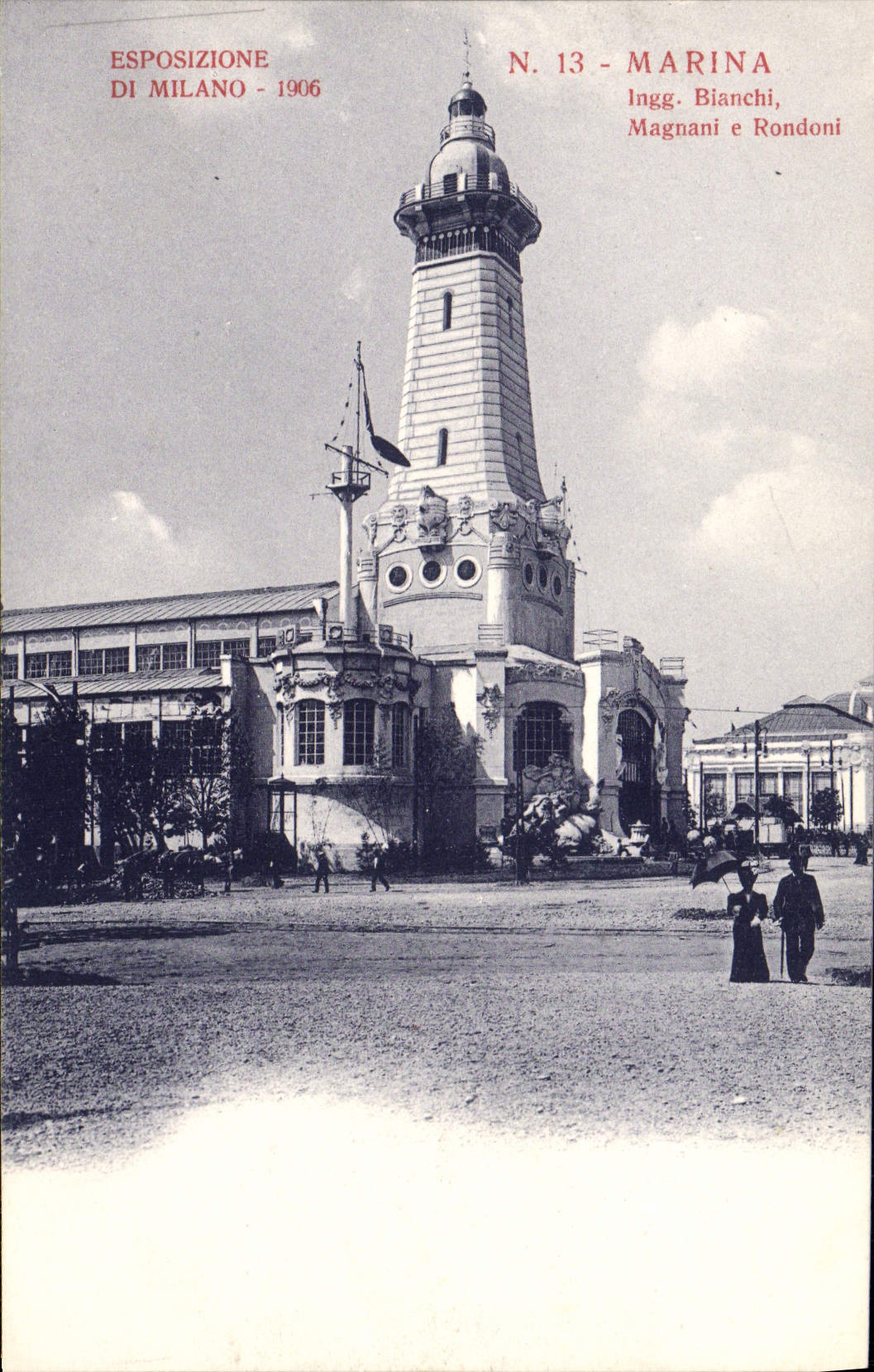 CPA Milano Marina 1906 Phare