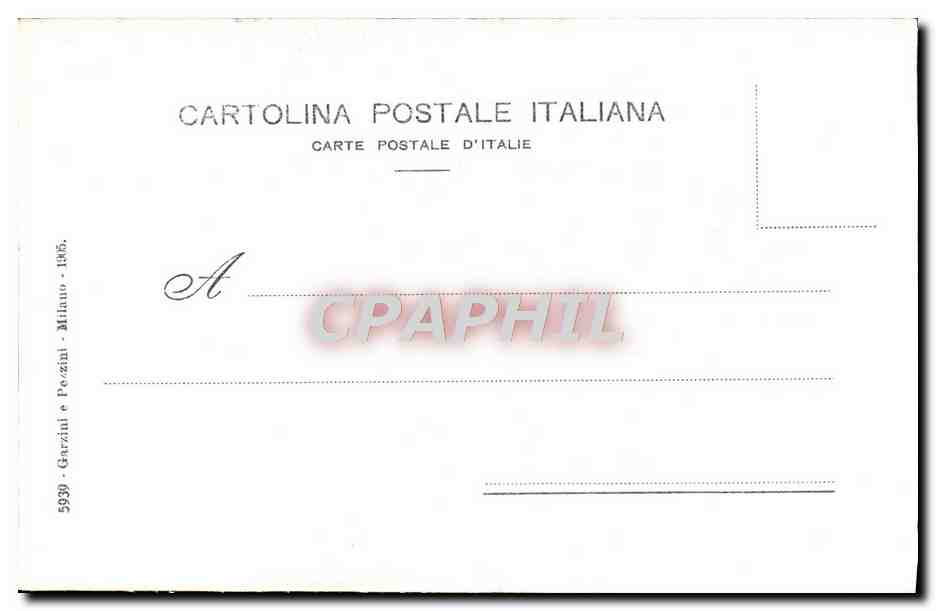 CPA Milano Panorama S Ambrogio — Rückseite
