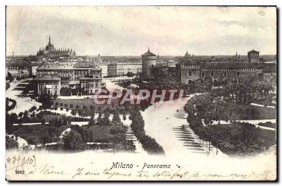 CPA Milano Panorama 