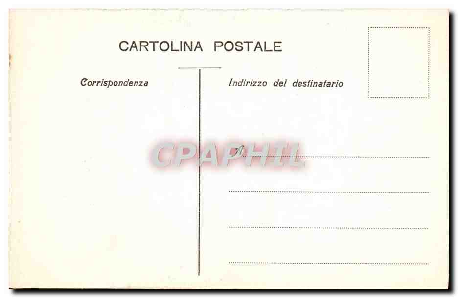 CPA Milano Arco della Pace — Verso