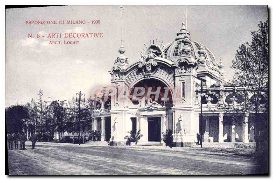 CPA Milano 1906 Arti Decorative