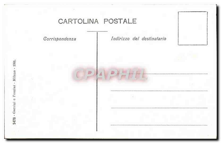 CPA Milon Duomo e Piazza  — Rückseite
