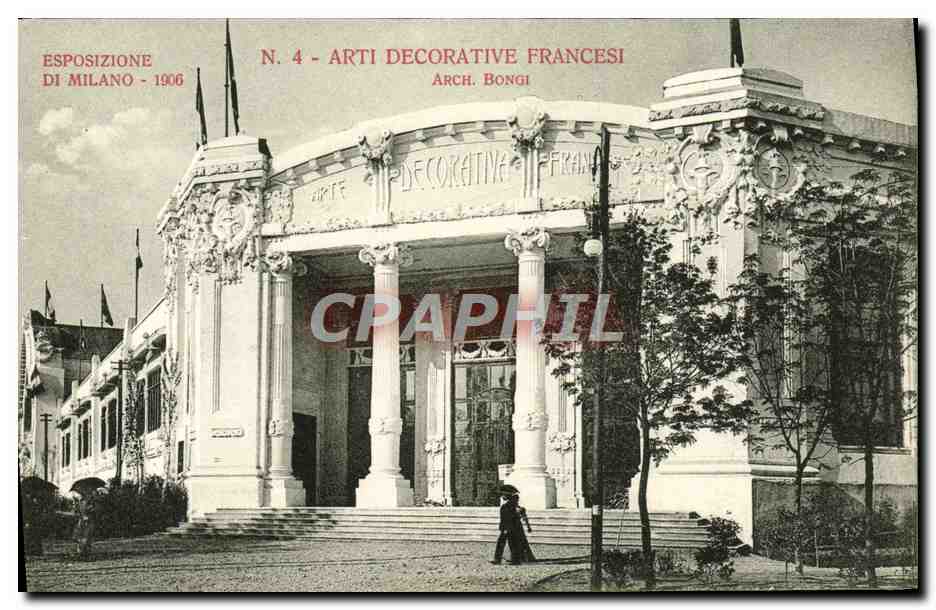 CPA Milon 1906 Arti Decorative Francesi