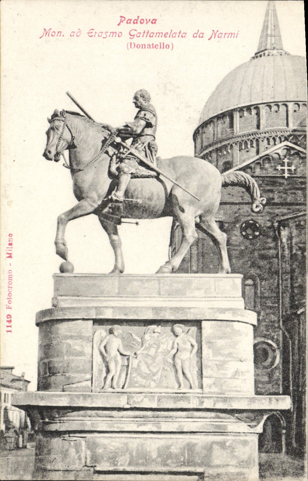 CPA Padova Mon ad Erasmo Gattamelata da Narmi 