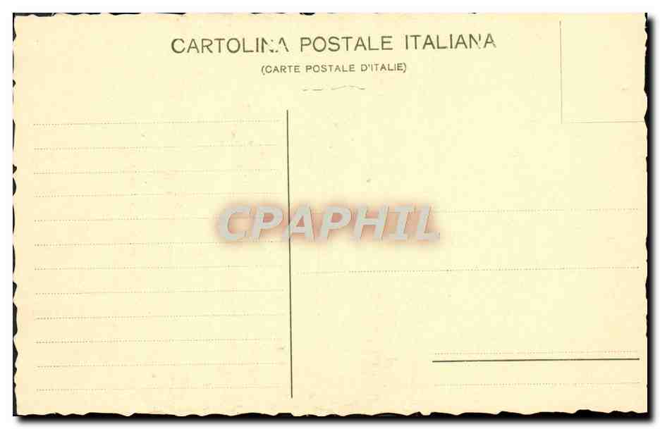 CPA Pavia Certosa Monumentale  — Rückseite