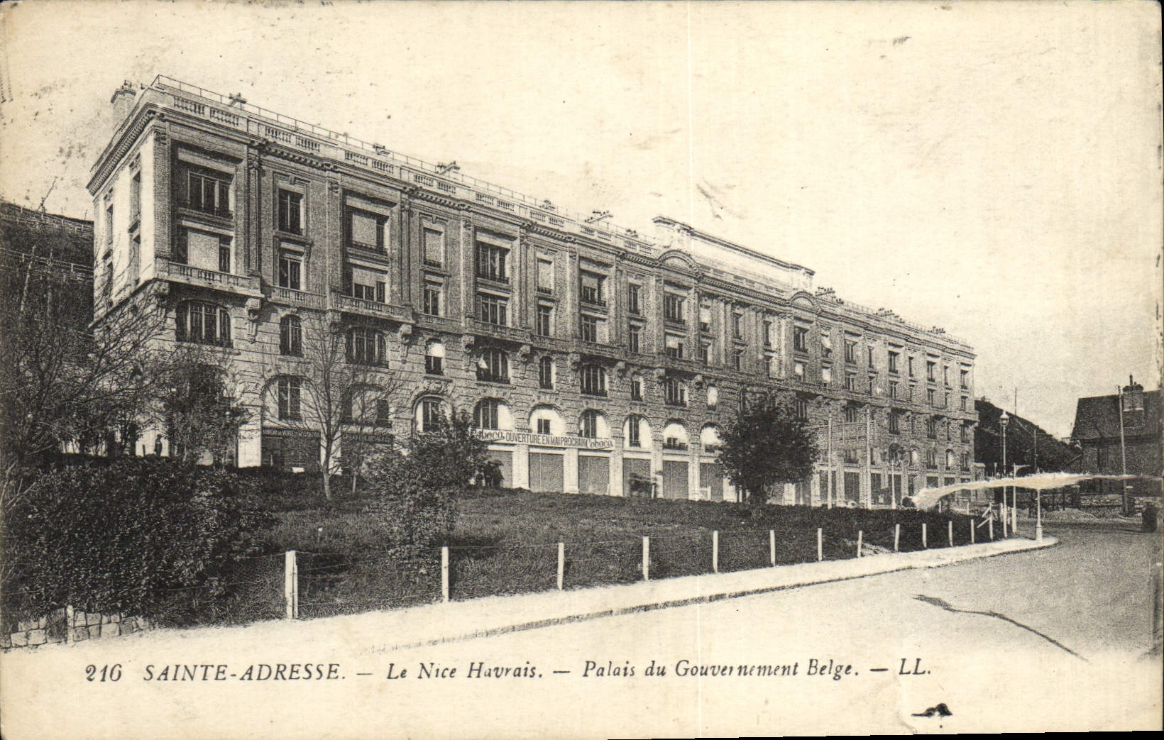 CPA Sainte Adresse Le Nice Havrais Palais du gouvernement belge 