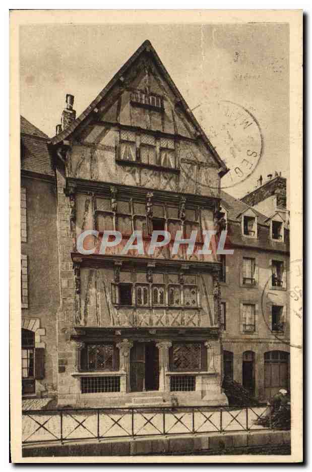 CPA Morlaix Maison De La Reine Anne