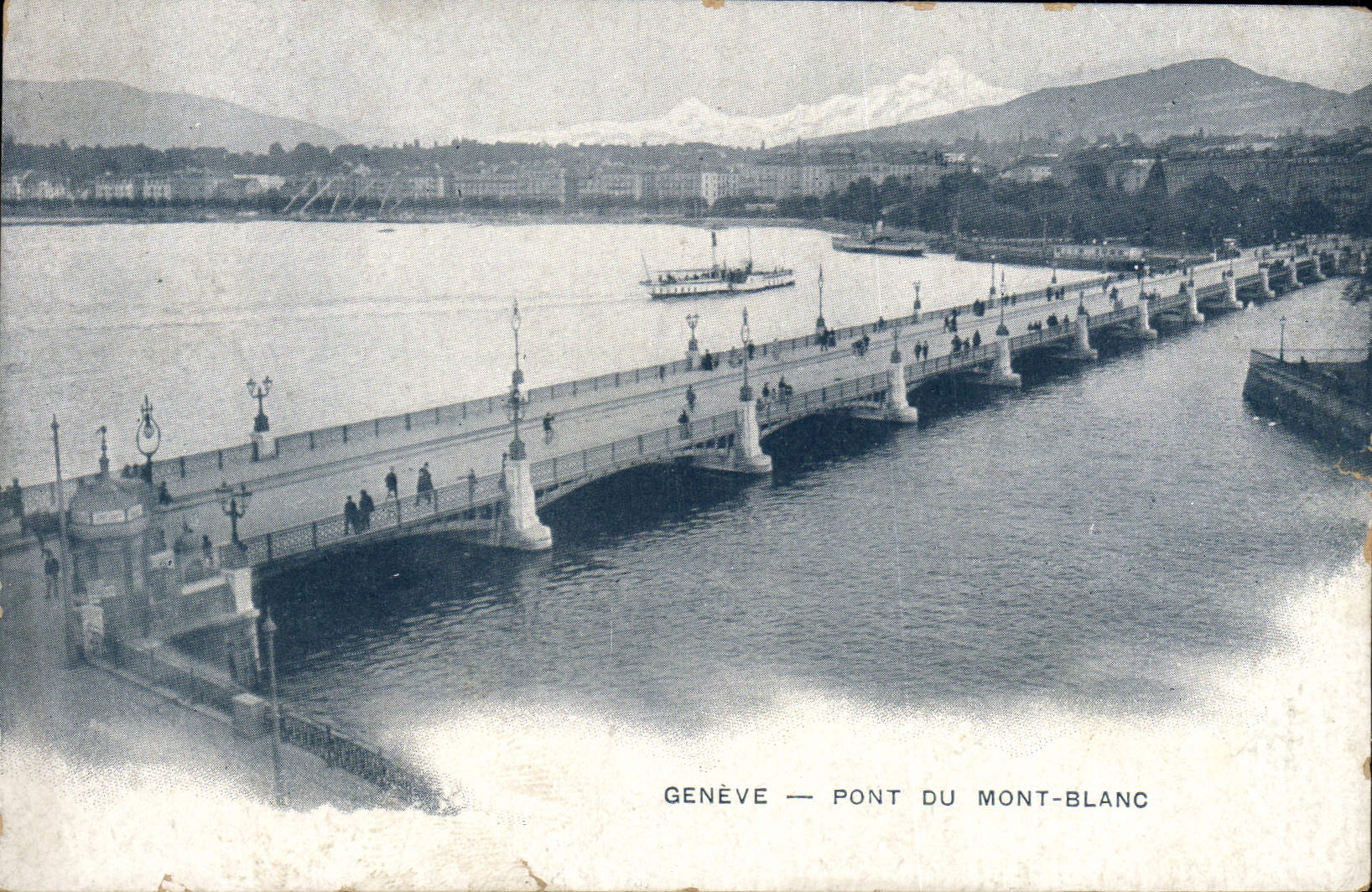 CPA Geneve Pont Du Mont Blanc