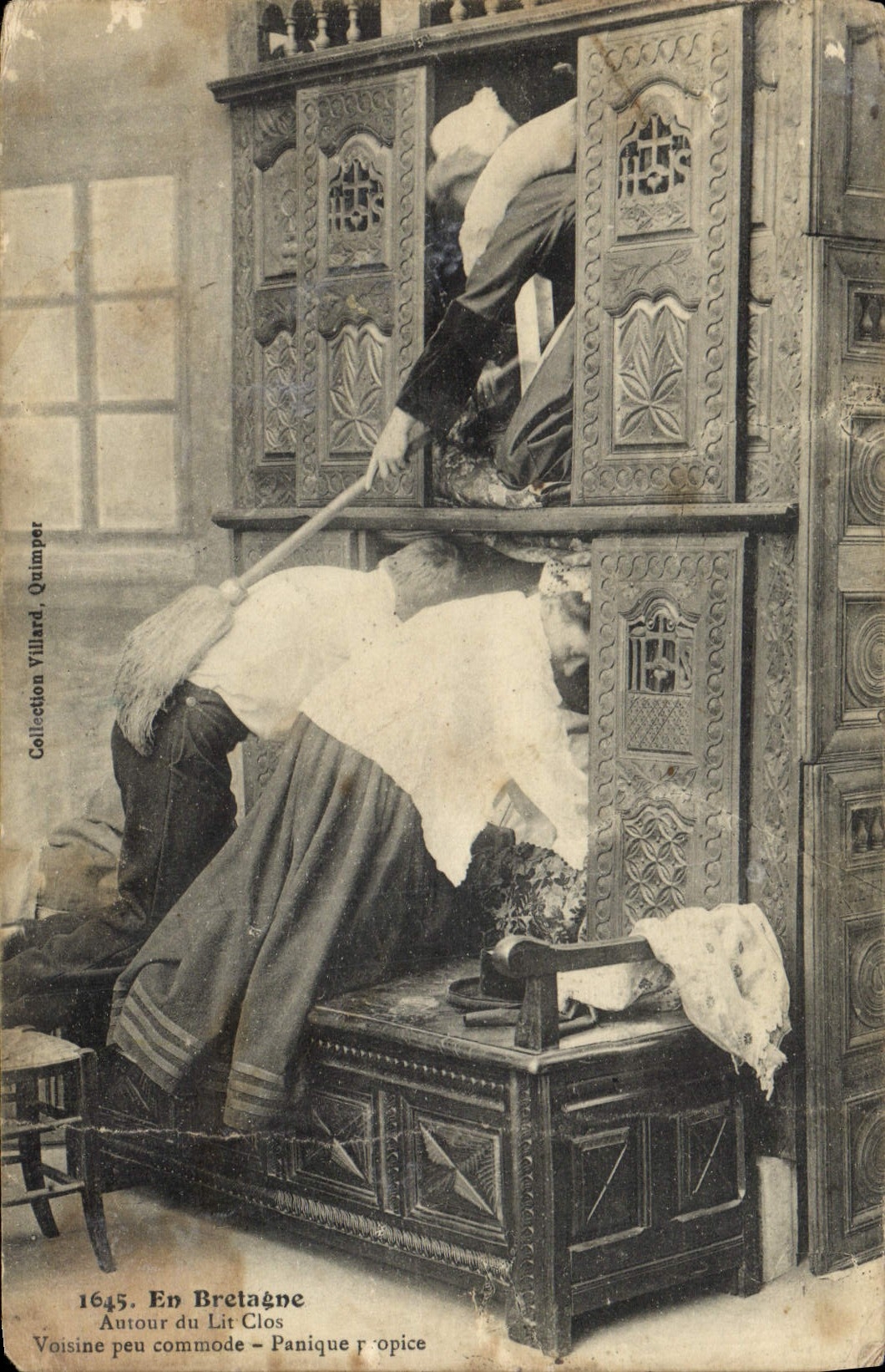 En Bretagne — Autour du Lit Clos — Collection Villard, Quimper