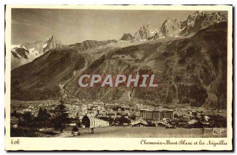 CPA Chamonix Mont Blanc et les Aiguilles