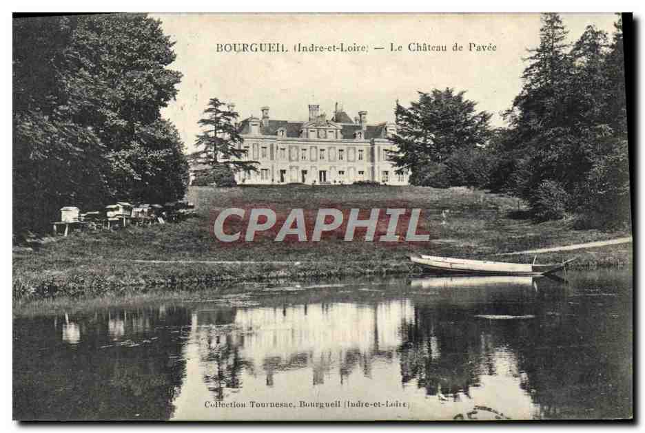 CPA Bourgueil Le Chateau de Pavee Ruches Miel Abeilles