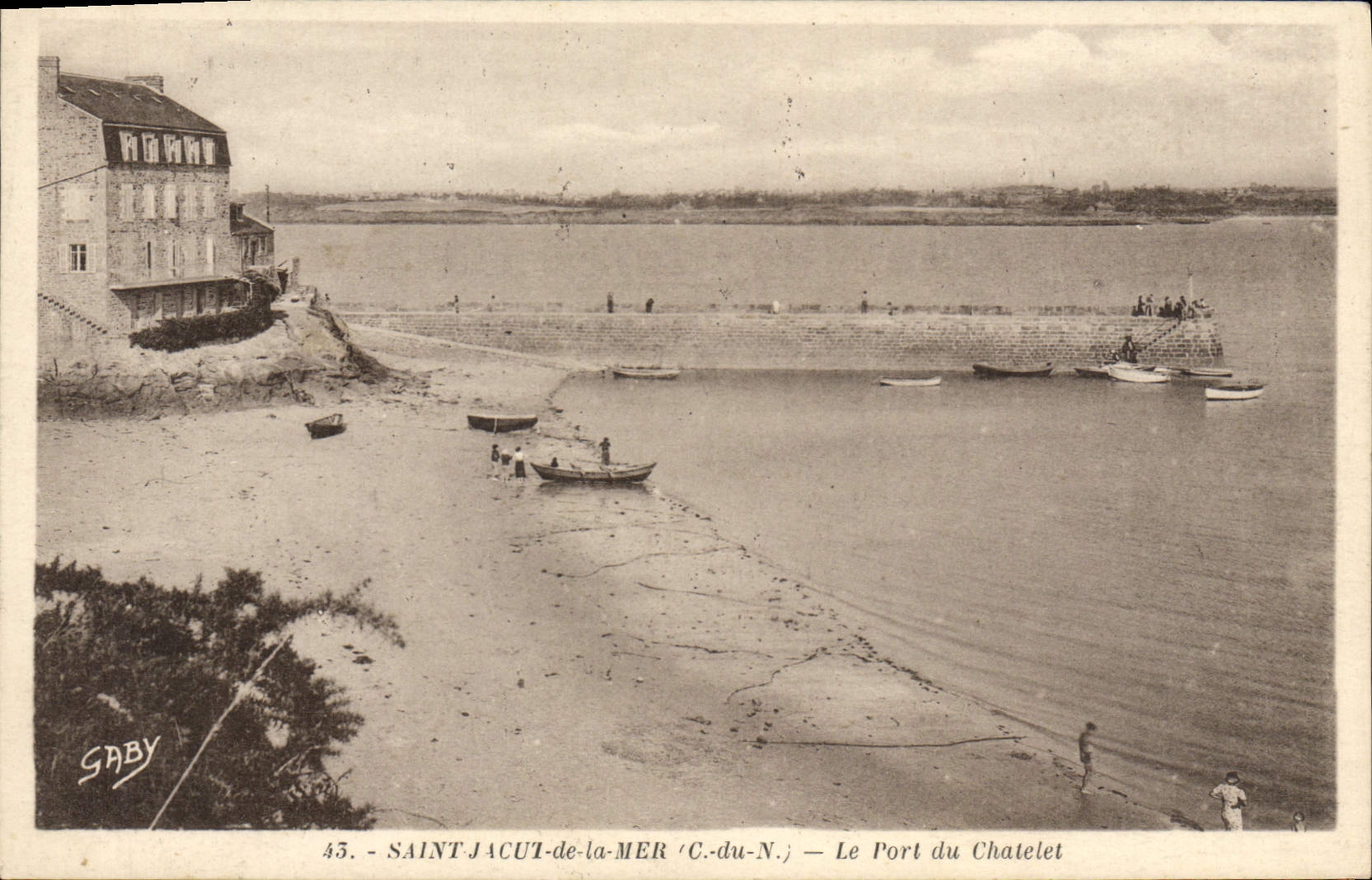 CPA Saint Jacut de la Mer Le port du Chatelet