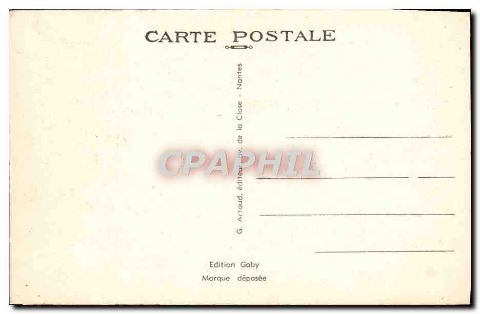 CPA Saint Jacut de la Mer Le port du Chatelet — Rückseite