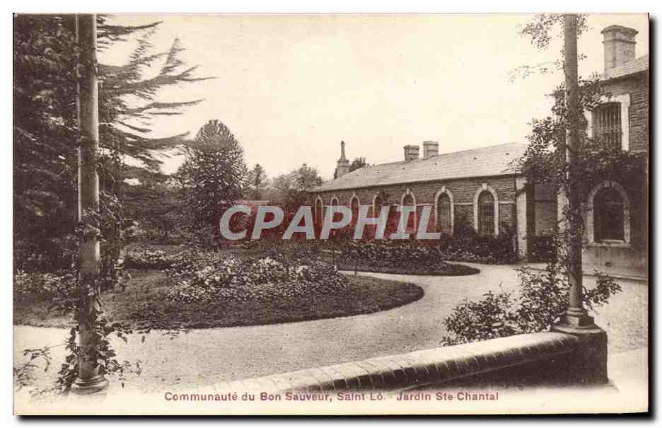 Communauté du Bon Sauveur, Saint-Lô — Jardin Ste-Chantal — éditeur A. Breger, Paris