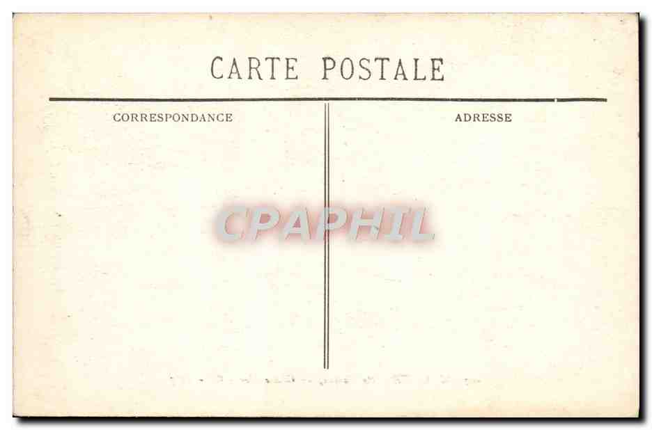CPA Biarritz Grosse Mer  — Verso